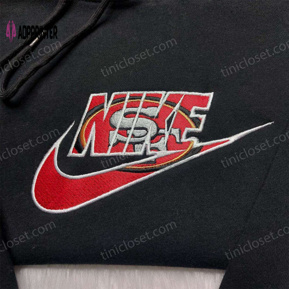 San francisco 49ers x nike embroidered shirt – official nfl fan gear Embroidered Shirt