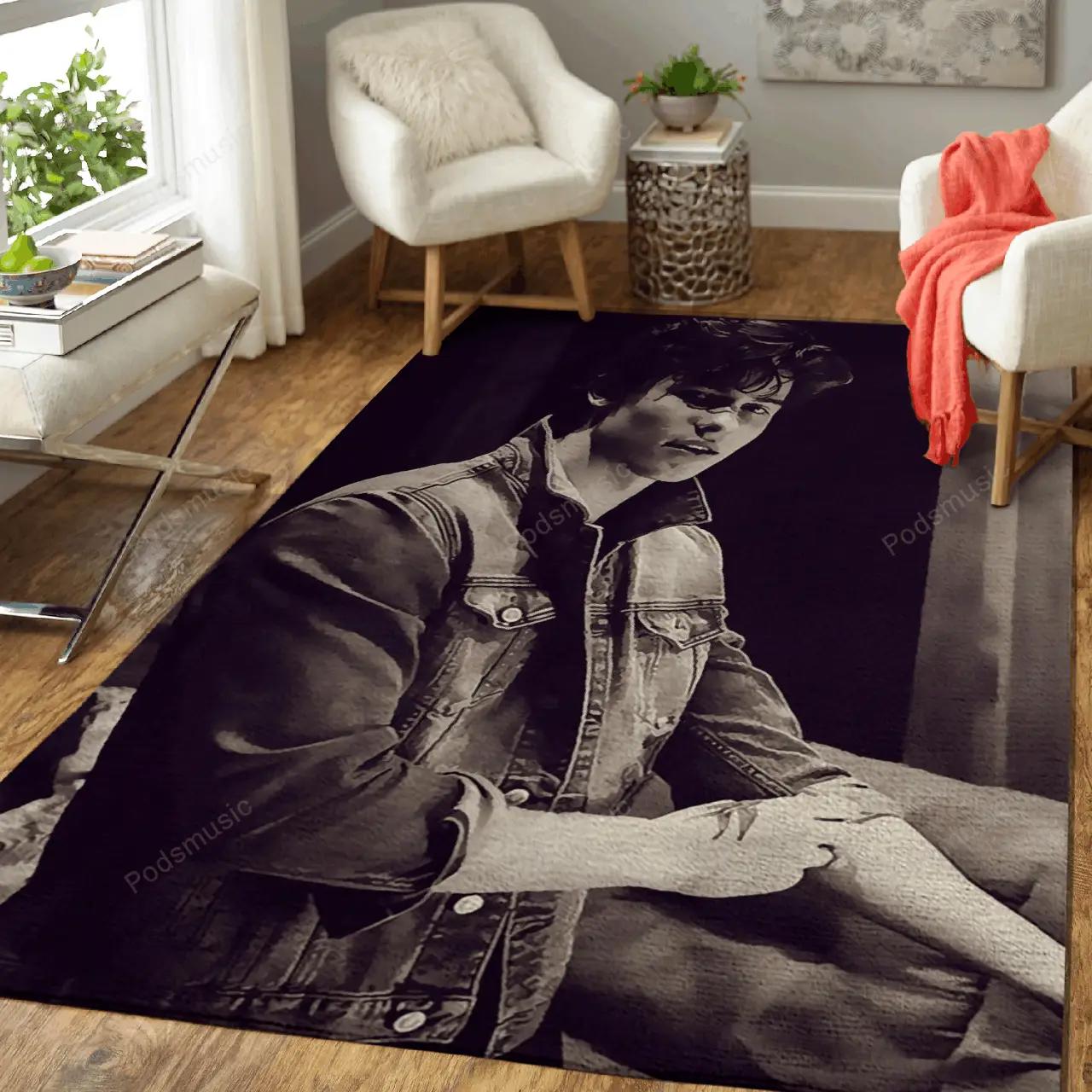 Shawn mendes 115 music art for fans area rug living room carpet rug regtangle carpet floor decor home decor Rectangle Rug