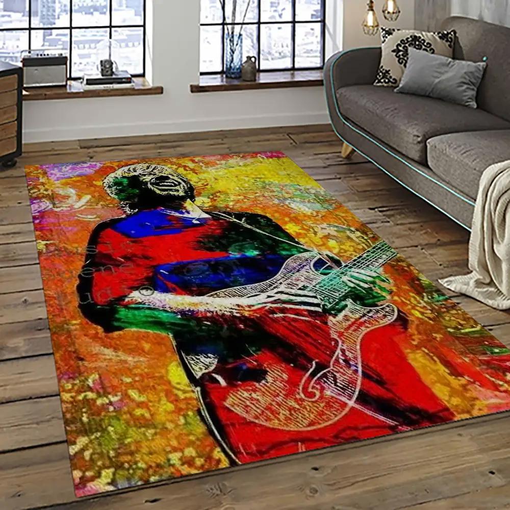 Singer trey anastasio music concert music carpet rectangle area rug ta21 Rectangle Rug