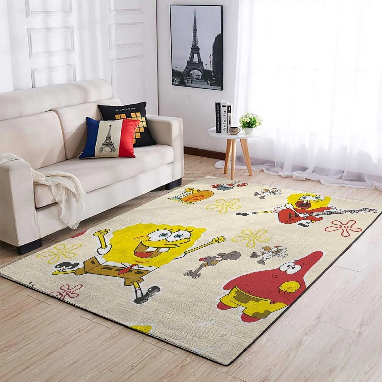 Spongebob squarepants area rugs living room carpet ssp91209 rug regtangle carpet floor decor home decor Rectangle Rug