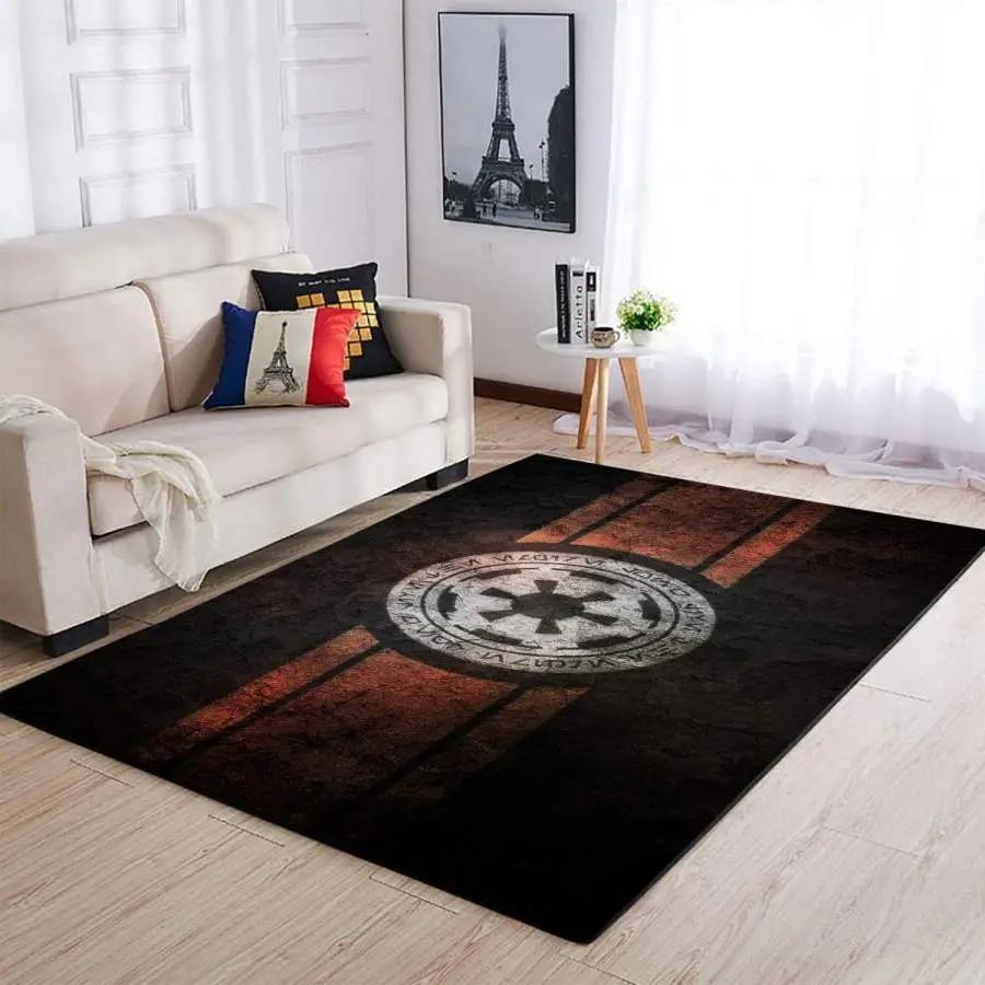 Star wars area rug living room rug home decor empire at war logo movie ofd 19091937 Rectangle Rug