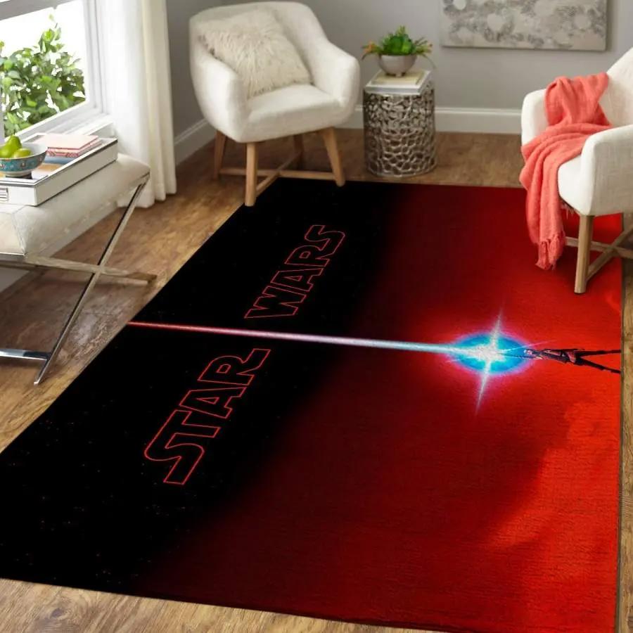 Star wars movie rug area rug living room rug home decor floor decor 1910071 Rectangle Rug