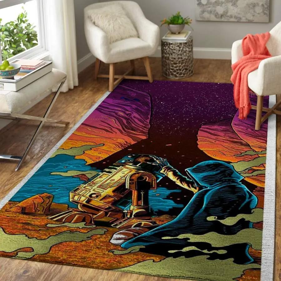 Star wars saga space area rug living room rug home decor movie ofd 1910263 Rectangle Rug