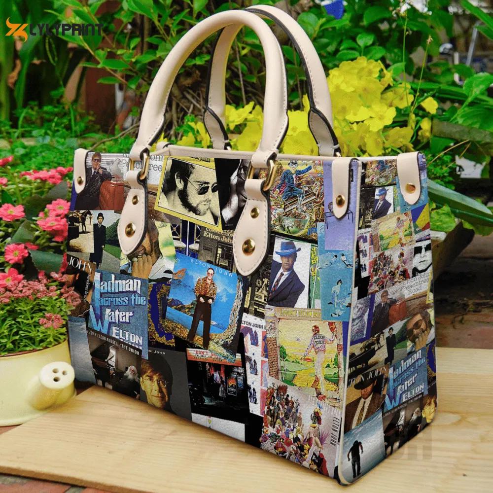 Stylish elton john leather hand bag gift for women’s day for women s day – perfect gift for her 3735 Women Leather Hand Bag