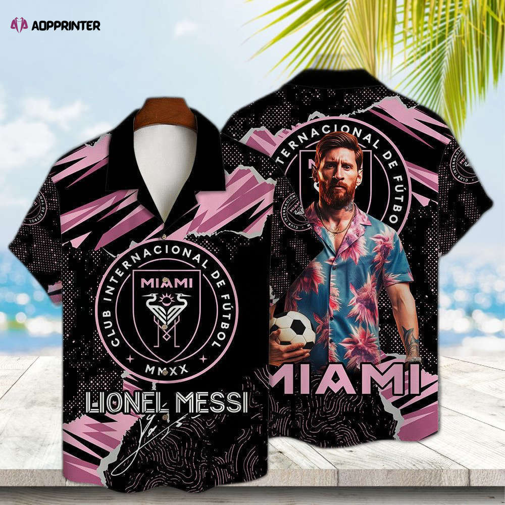 Stylish lionel messi inter miami cf hawaiian shirt: embrace soccer fashion Hawaii Shirt