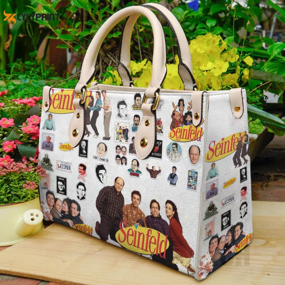 Stylish seinfeld lover leather hand bag gift for women’s day – perfect women s day gift 3844 Women Leather Hand Bag