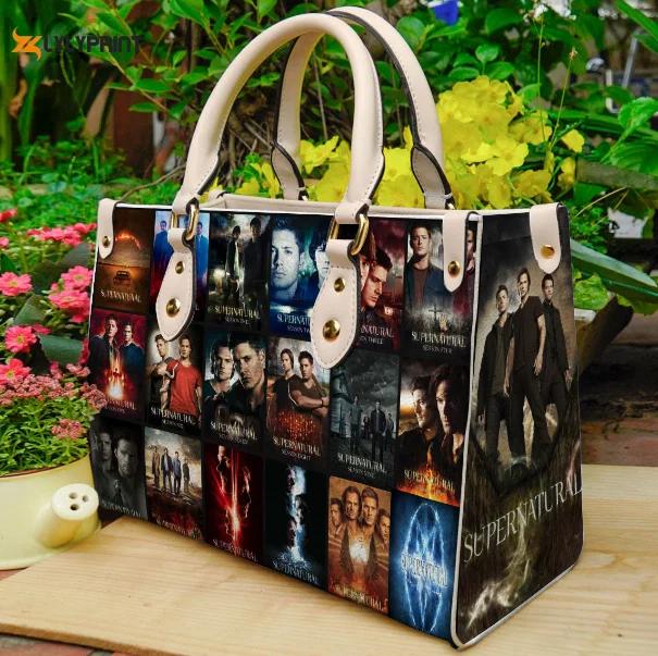 Supernatural 2 leather handbag gift for women 383 Women Leather Hand Bag