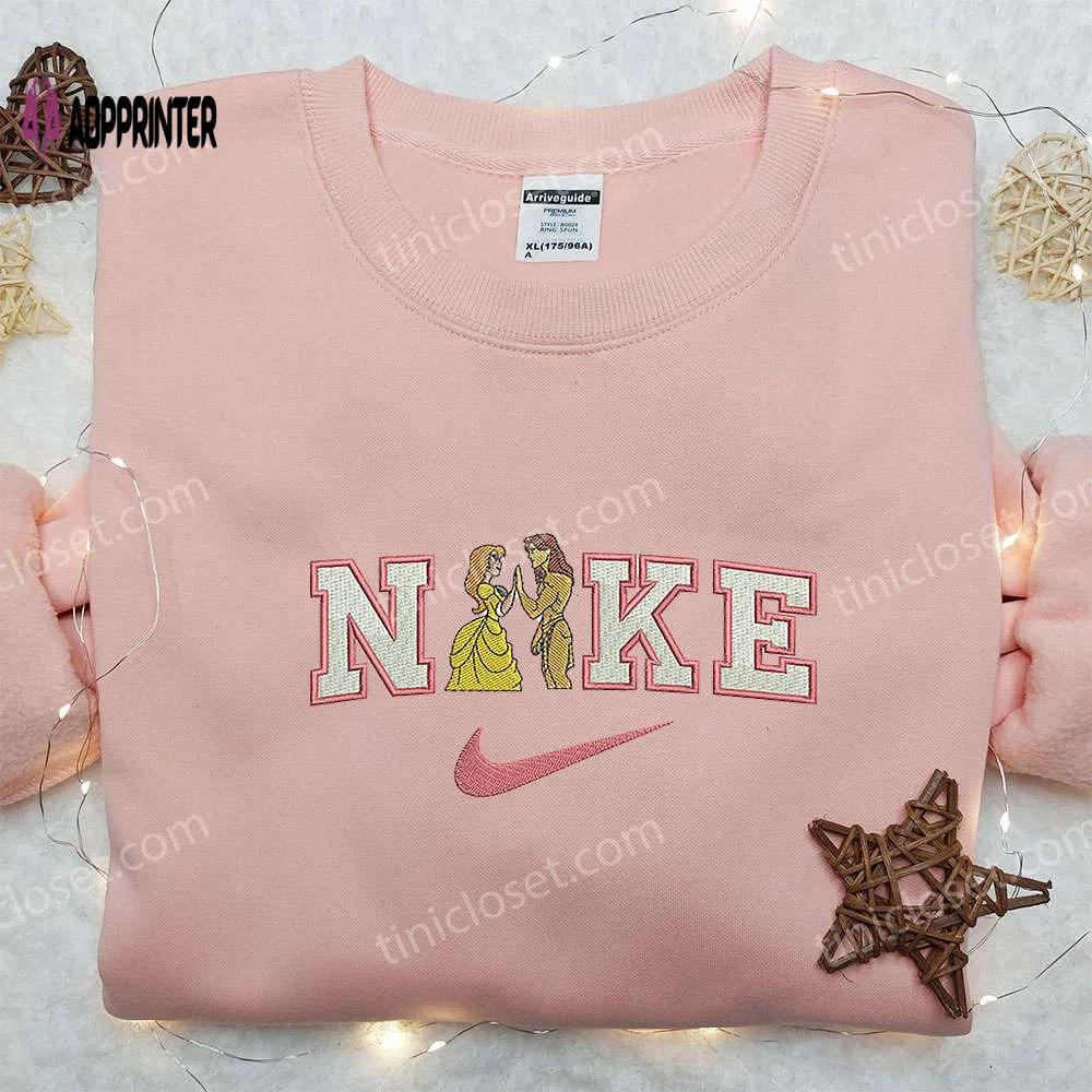 Tarzan & jane x nike embroidered sweatshirt: disney shirt inspired by nike tarzan & nike embroidered shirt Embroidered Shirt