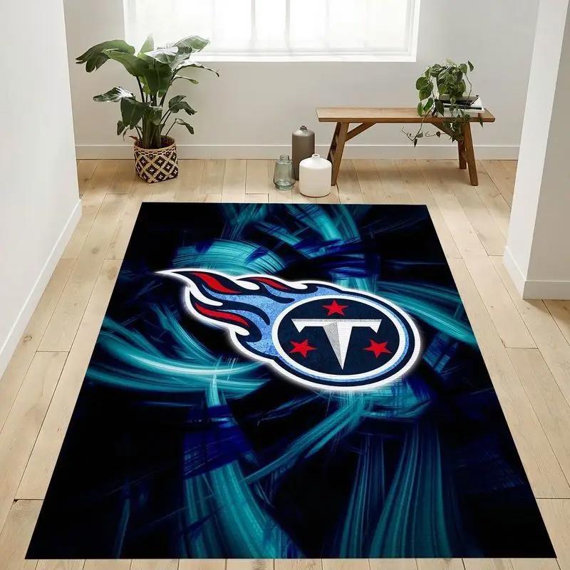 Tennessee titans american nfl 26 area rug living room and bed room rug Rectangle Rug