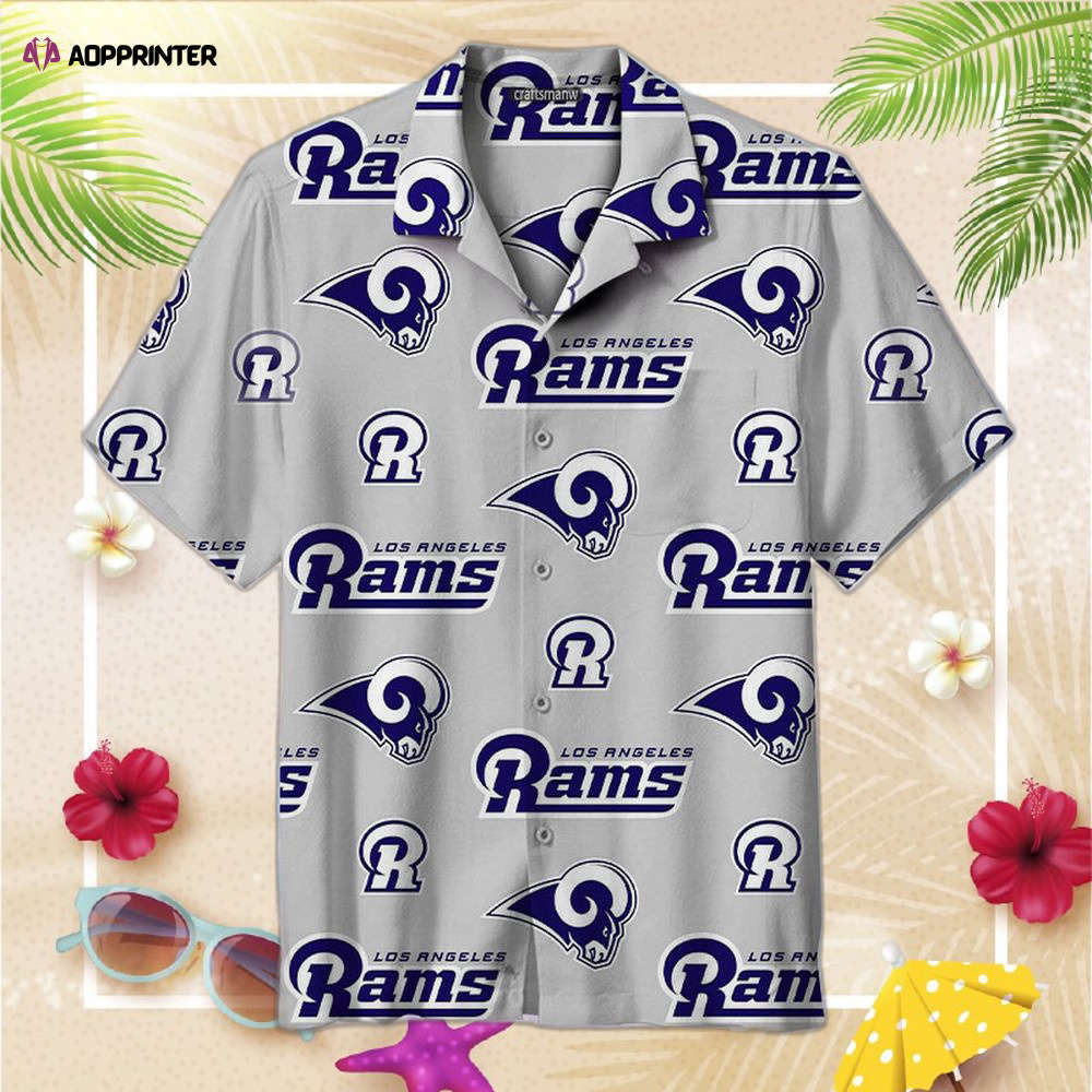 The los angeles rams print unisex hawaiian shirt for men and women Hawaii Shirt