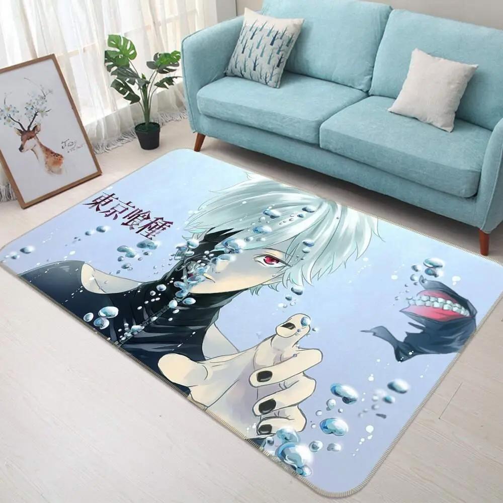 Tokyo ghoul anime 21 area rug living room and bed room rug rug regtangle carpet floor decor home decor Rectangle Rug