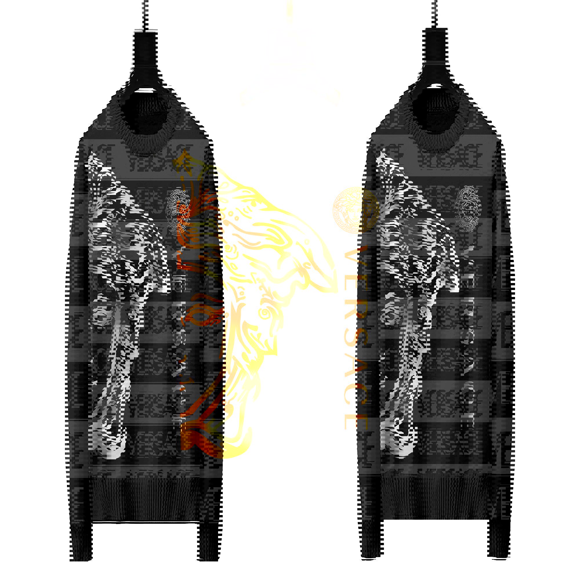 Versace luxury ugly sweater for winter hot 2025style 488 Christmas Ugly Sweater