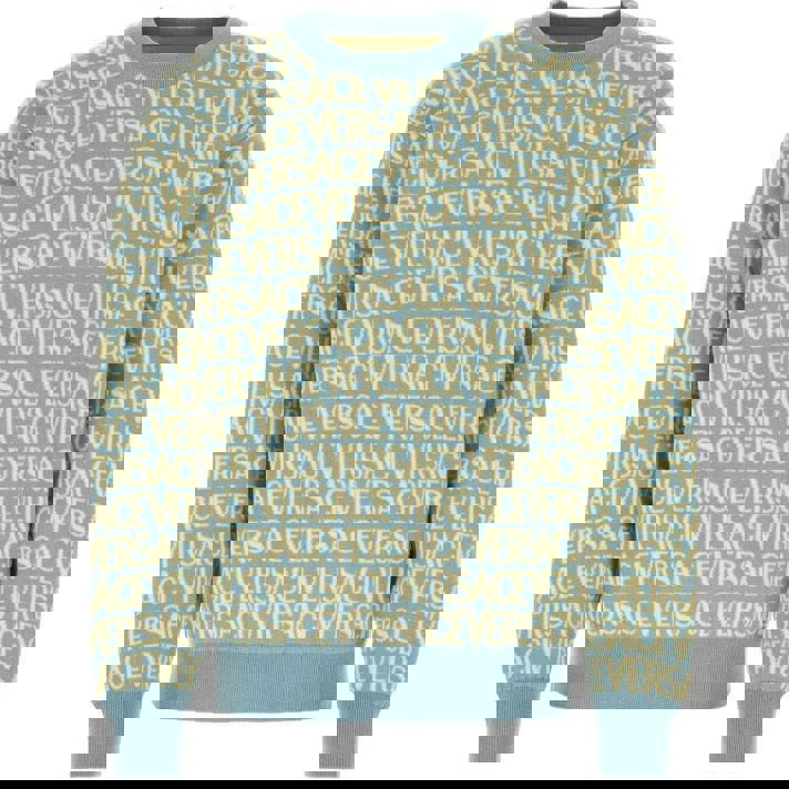 Versace luxury ugly sweater for winter hot 2025style 661 Christmas Ugly Sweater