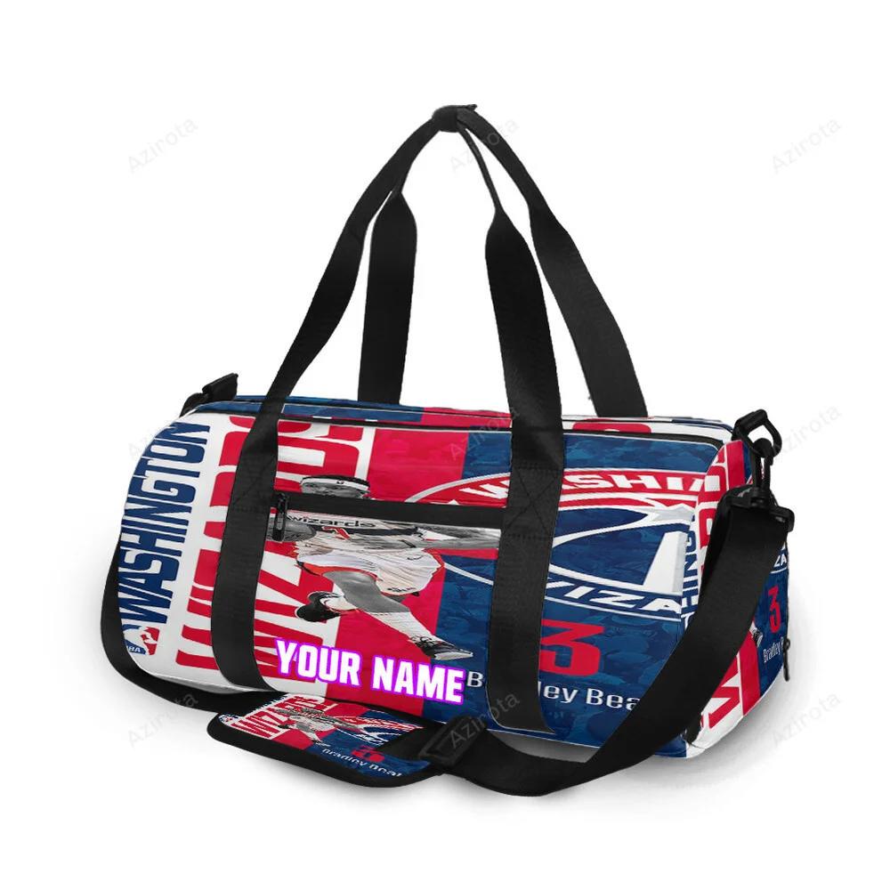 Washington wizards bradley beal3 personalized name travel bag gym bag 2447 Travel Bag
