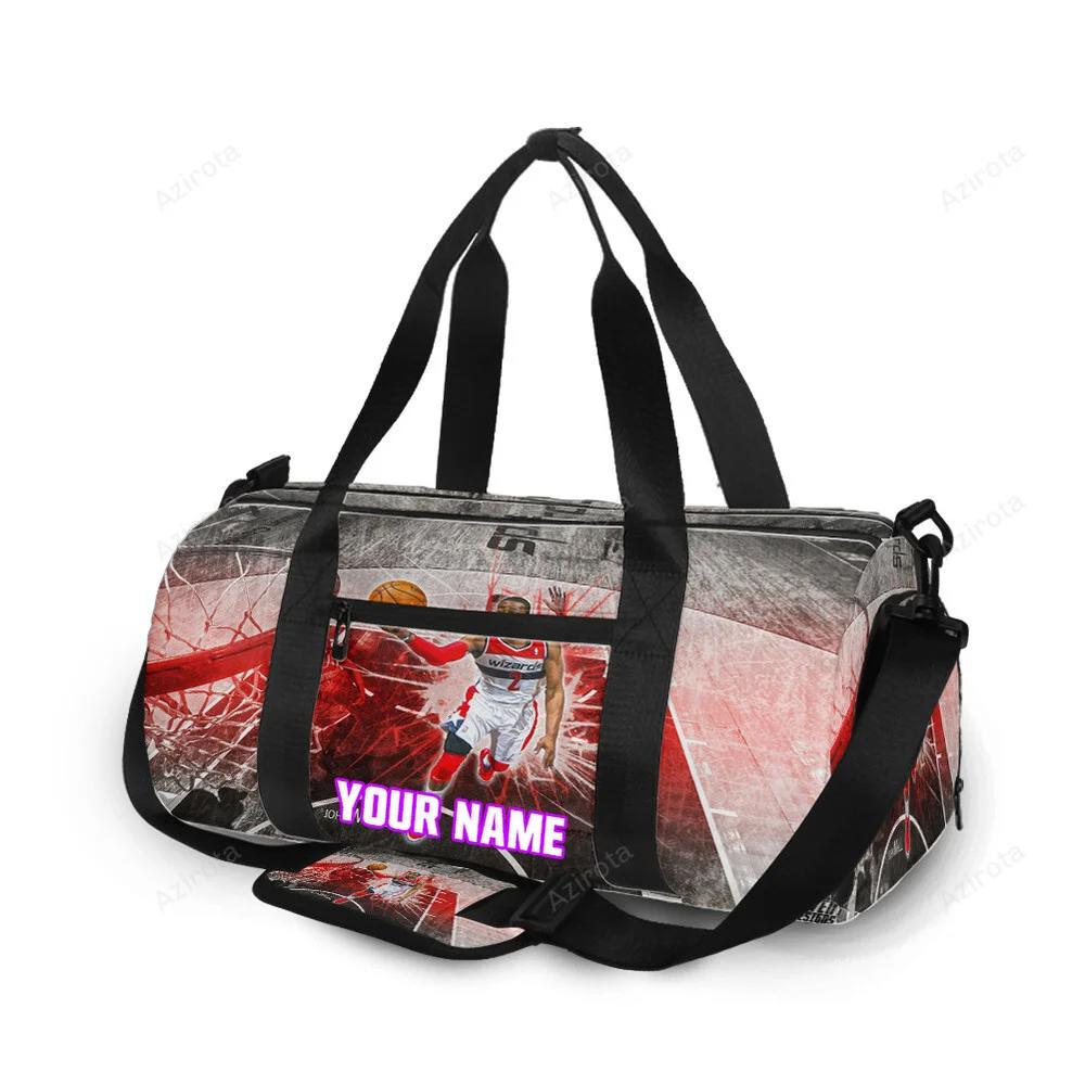 Washington wizards john wall3 personalized name travel bag gym bag 2639 Travel Bag