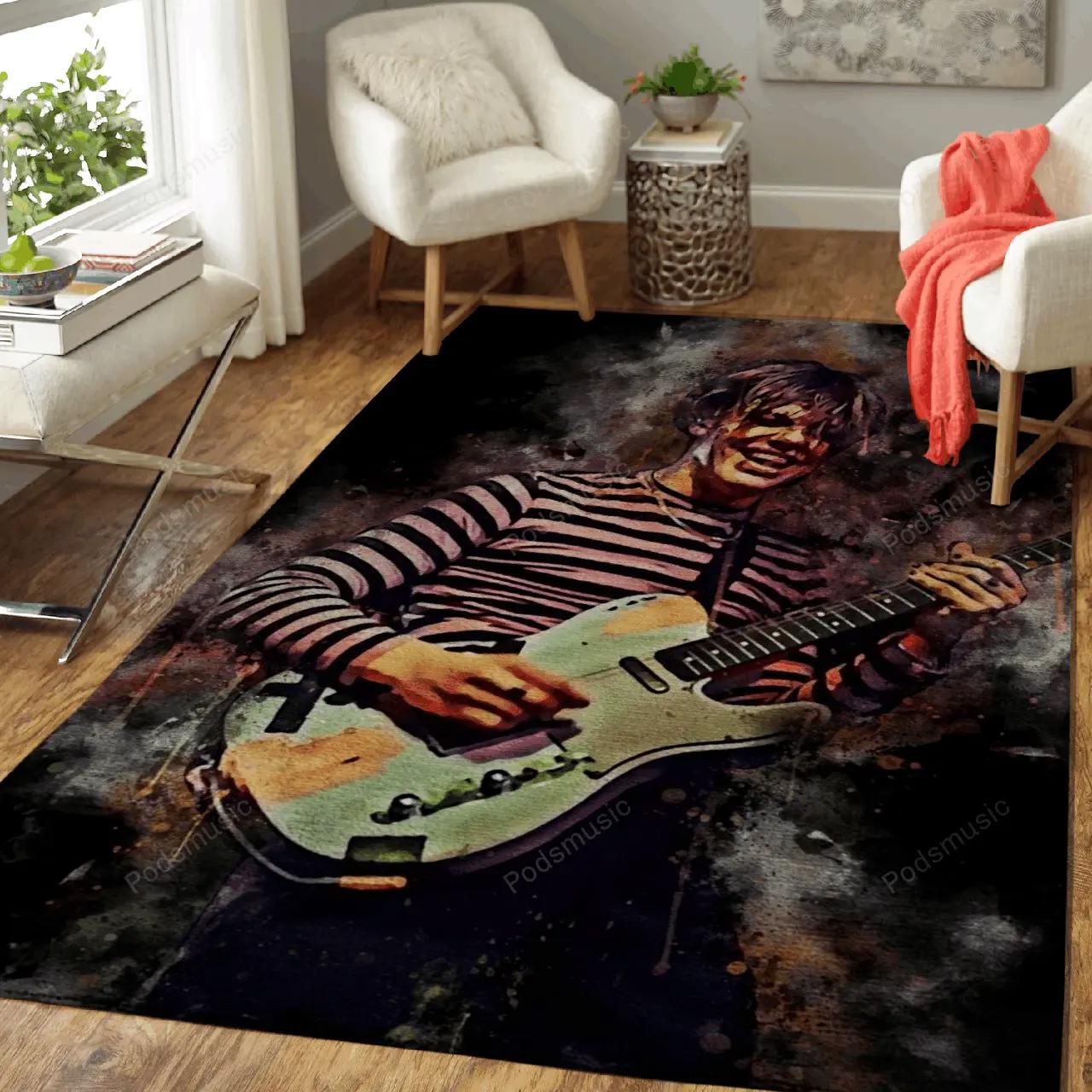 Yungblud music world art for fans area rug living room carpet rug regtangle carpet floor decor home decor Rectangle Rug
