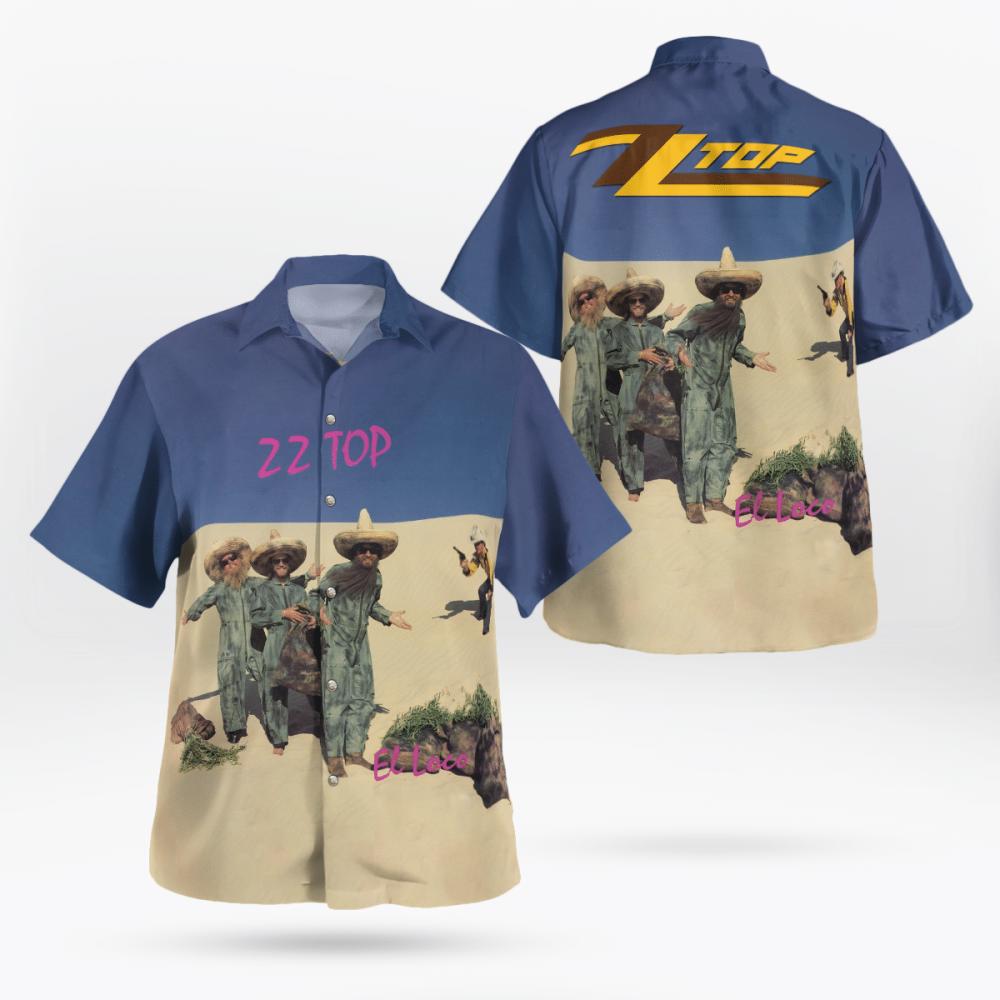 Zz top hawaiian 4 Hawaii Shirt Shorts & Flip Flops
