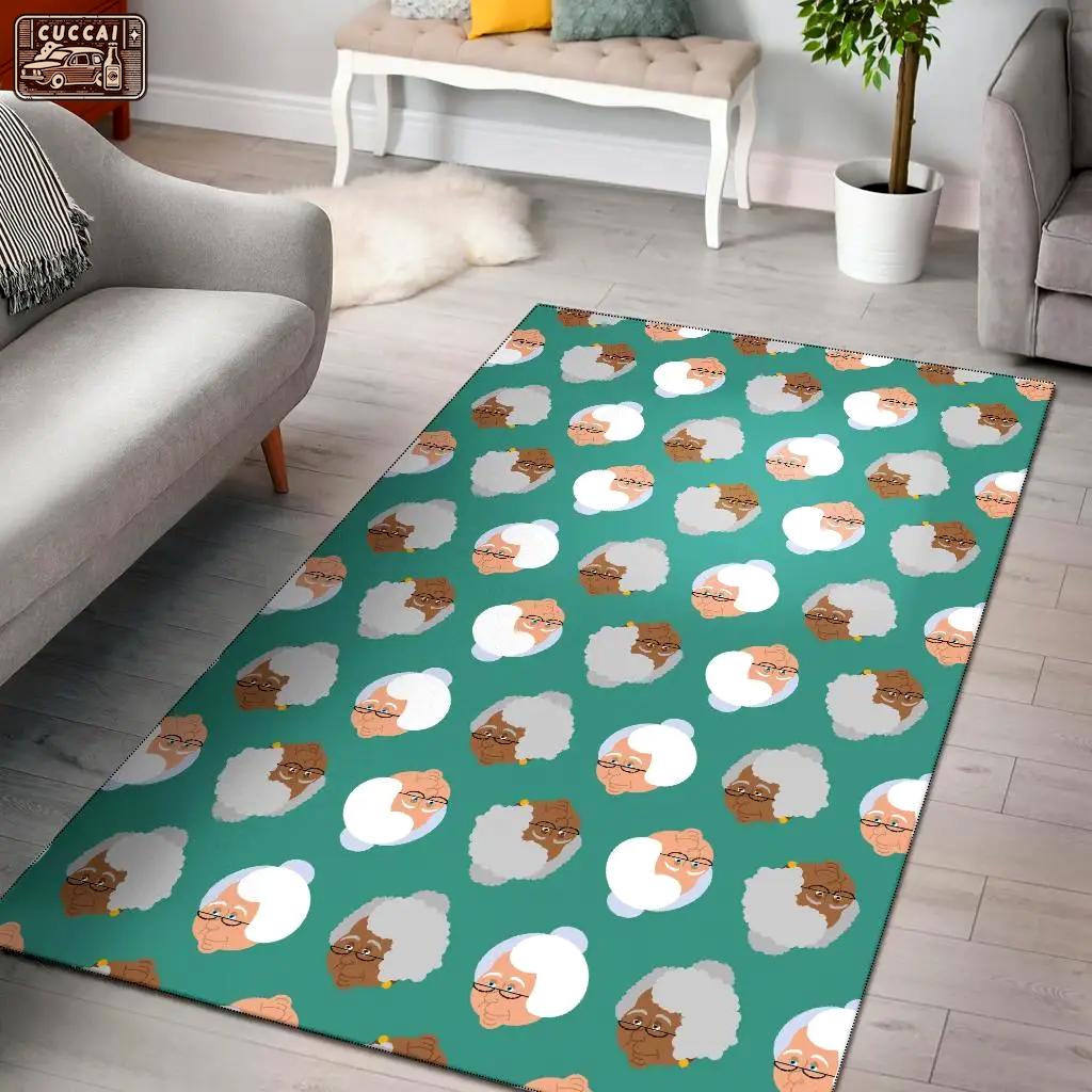 3d design area rug living room rug home decor rubik home decor Rectangle Rug