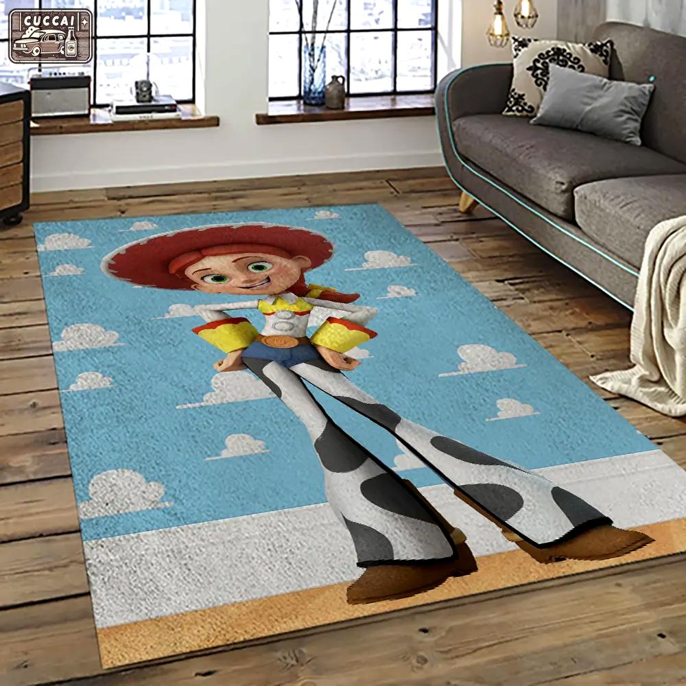 A toy story characters cartoon movie carpet rectangle area rug for living room bedroom decor ats12 Rectangle Rug