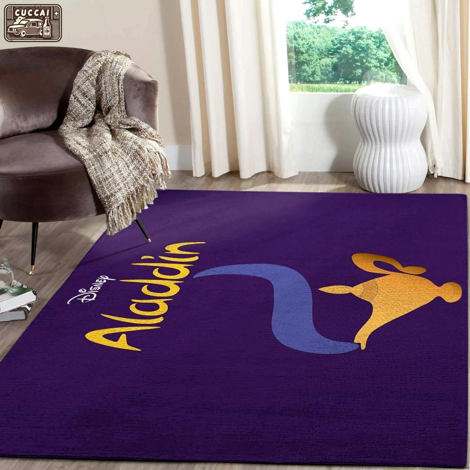 Aladdin area rugs disney movies living room carpet christmas gift rug Rectangle Rug