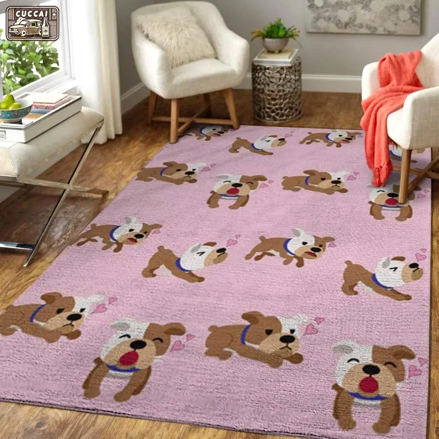 American football rug living room rug home decorby ball print pattern area rug living room rug home decor Rectangle Rug