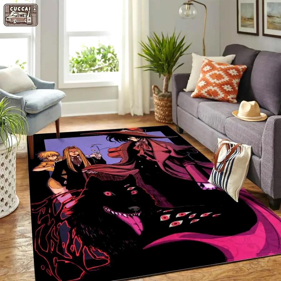 Anime rug living room rug home decor room carpet sport custom area floor home decor Rectangle Rug