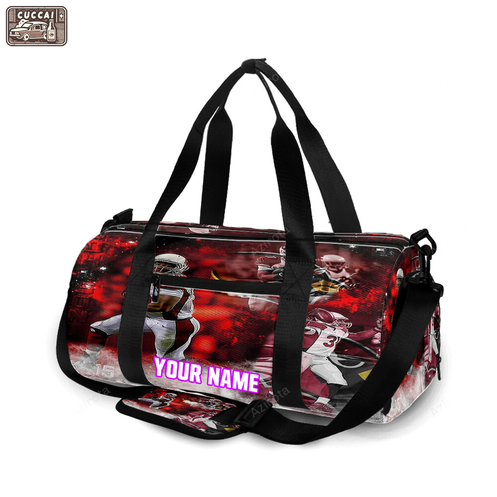 Arizona cardinals all players2 personalized name travel bag gym bag 2074 Travel Bag