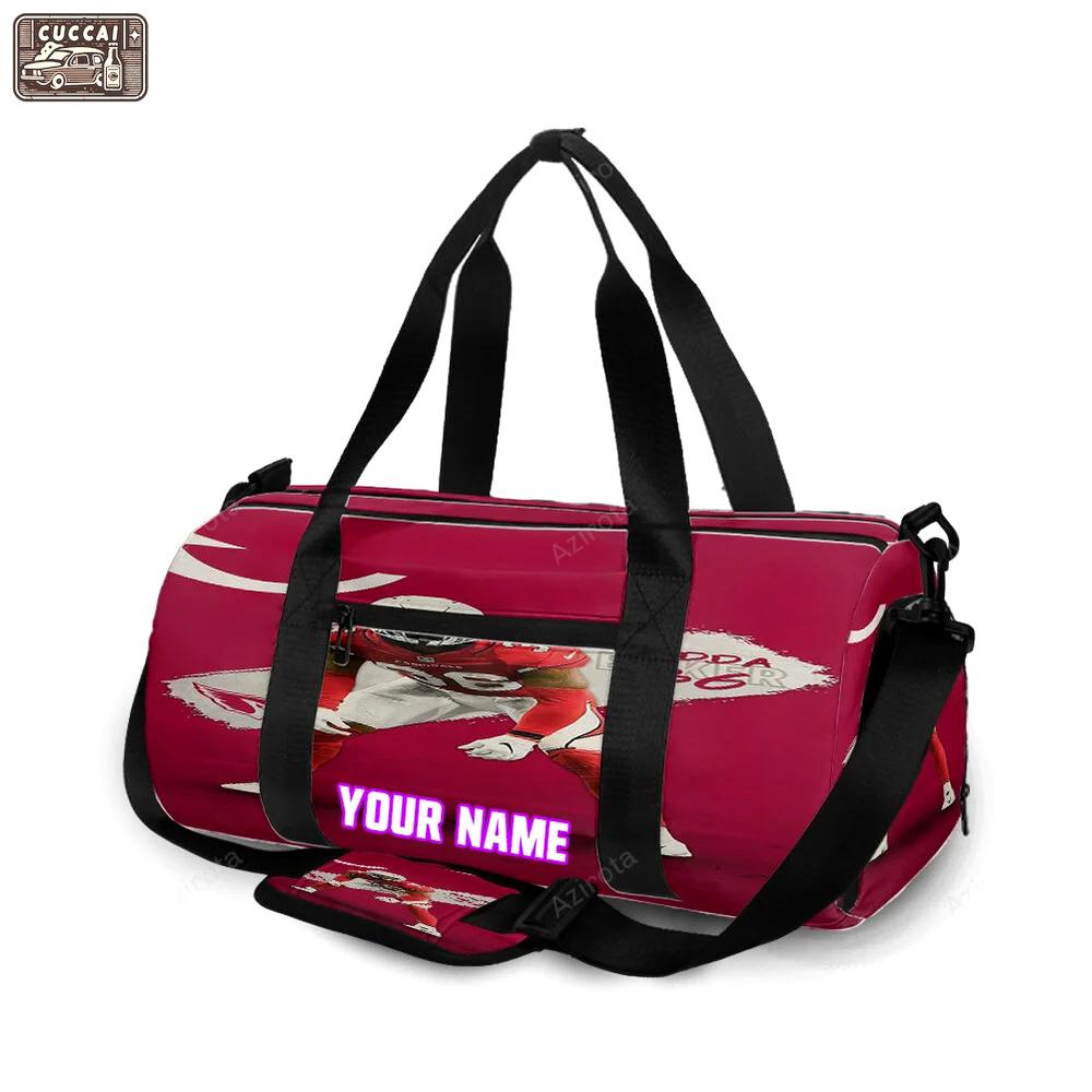 Arizona cardinals budda baker1 personalized name travel bag gym bag 1984 Travel Bag