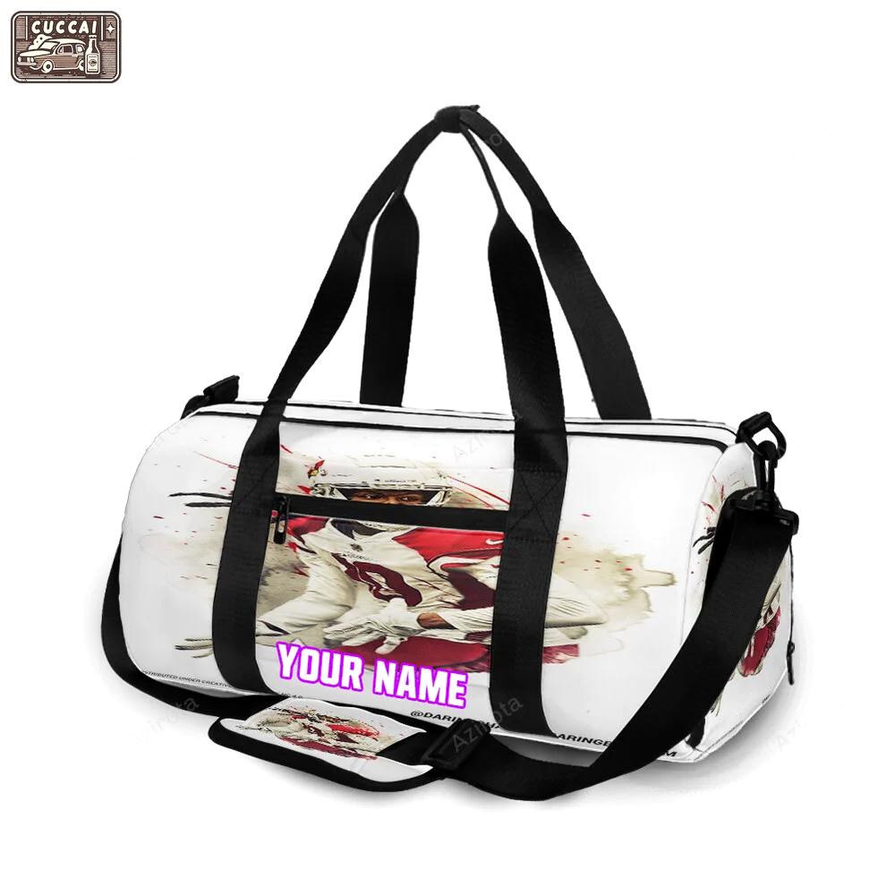 Arizona cardinals v3 deandre hopkins 10 personalized name travel bag gym bag 1056 Travel Bag