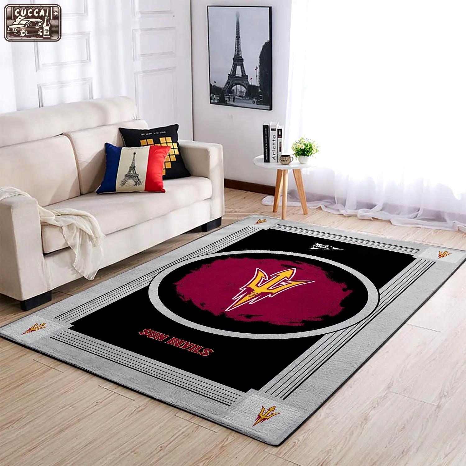 Arizona state sun devils area rugs ncaa living room carpet 200303129 2 Rectangle Rug