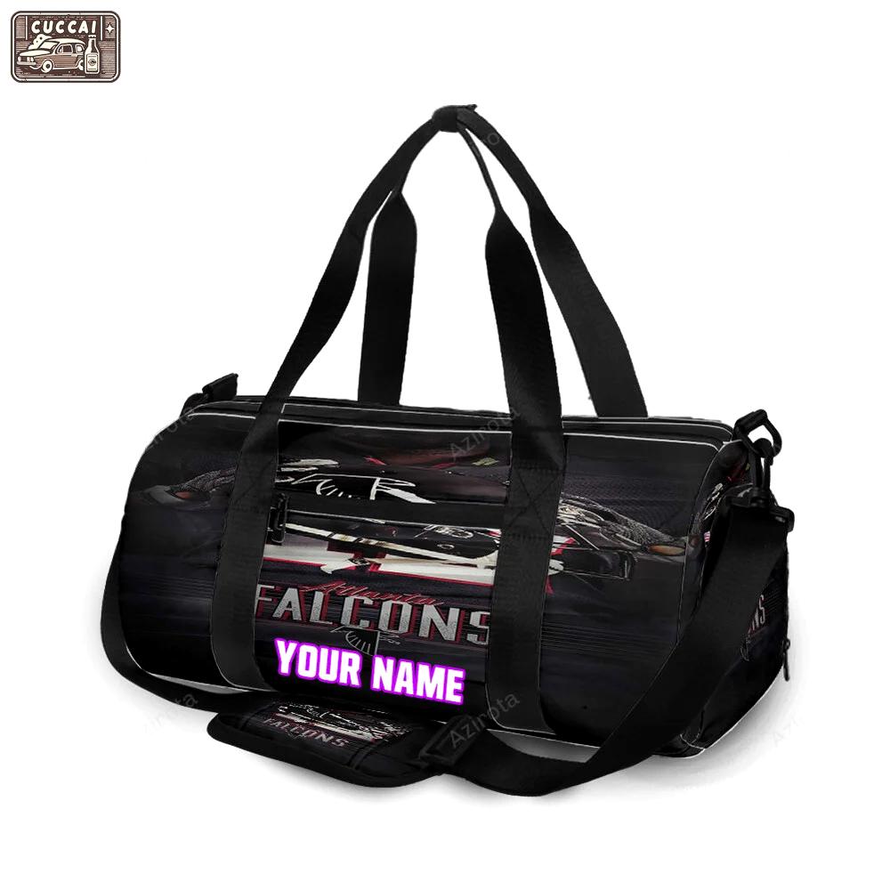 Atlanta falcons abstract logo2 personalized name travel bag gym bag 1184 Travel Bag