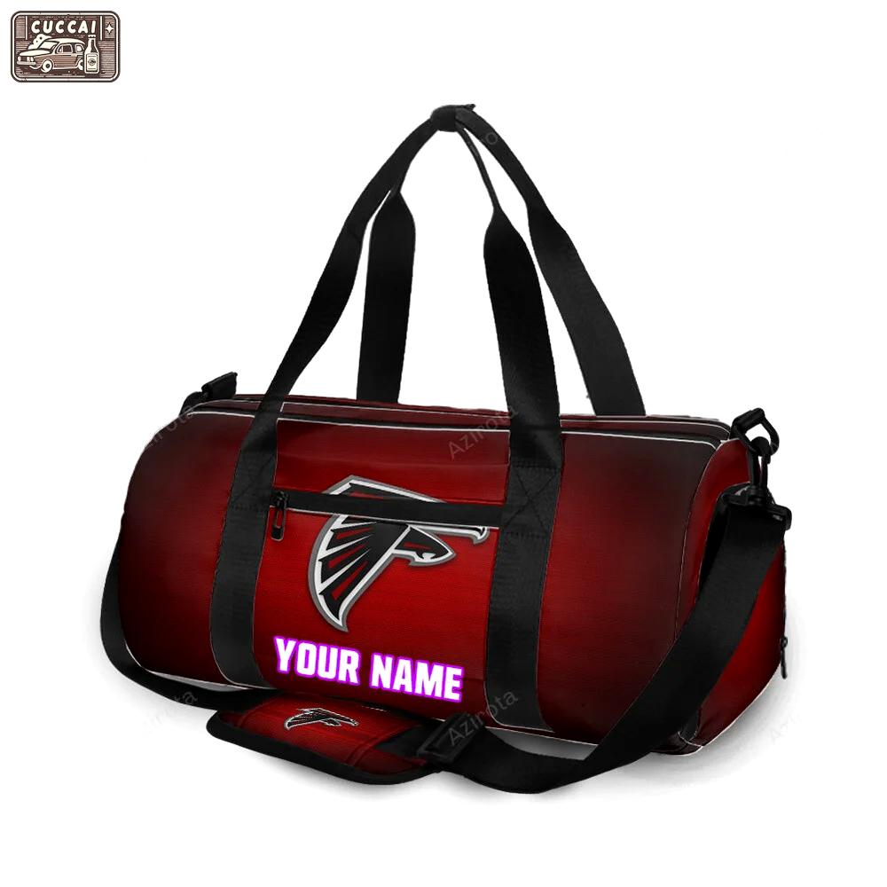 Atlanta falcons logo1 personalized name travel bag gym bag 148 Travel Bag