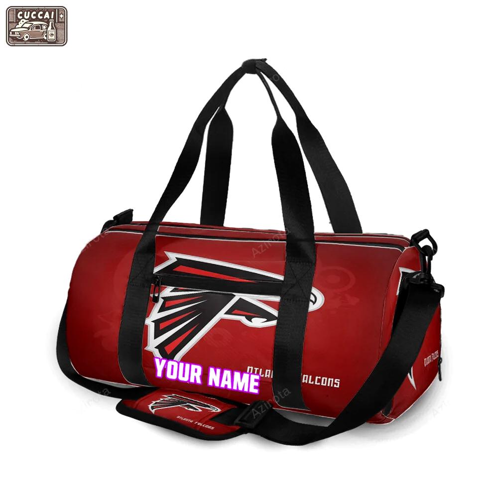 Atlanta falcons logo2 personalized name travel bag gym bag 1681 Travel Bag