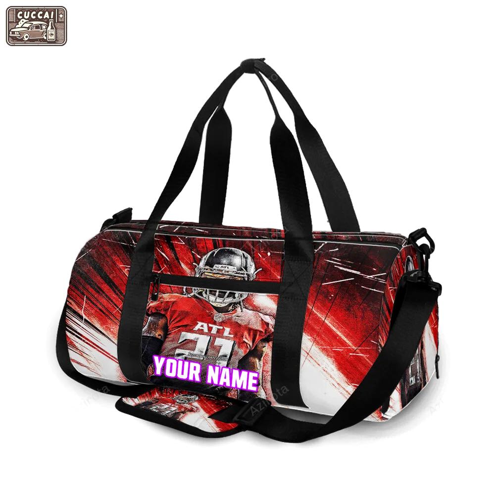 Atlanta falcons todd gurley 21 v2 personalized name travel bag gym bag 2077 Travel Bag