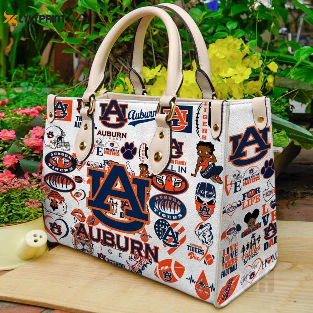 Auburn tigers  leather  handbag gift for  women 2991 Women Leather Hand Bag