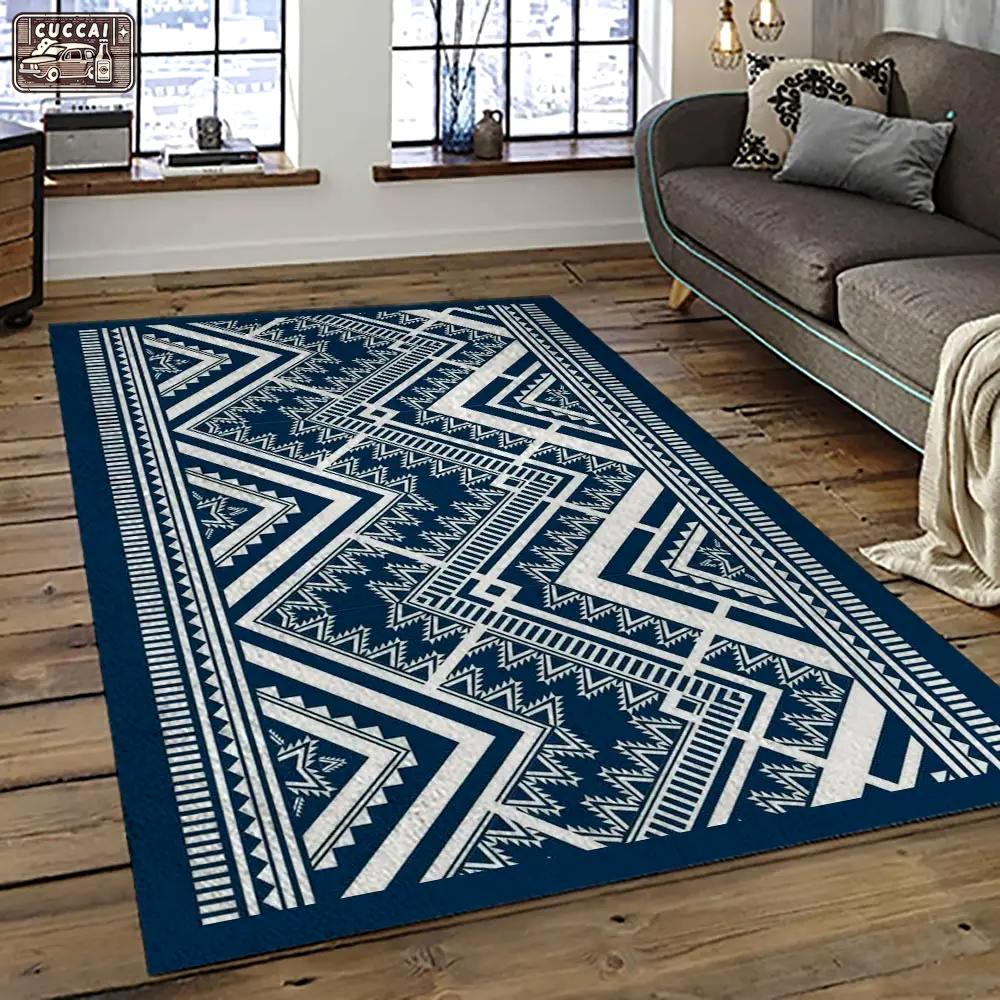 Aztec southwestern geometric shape pattern carpet area rug best gift for home decor event gift asg74 Rectangle Rug