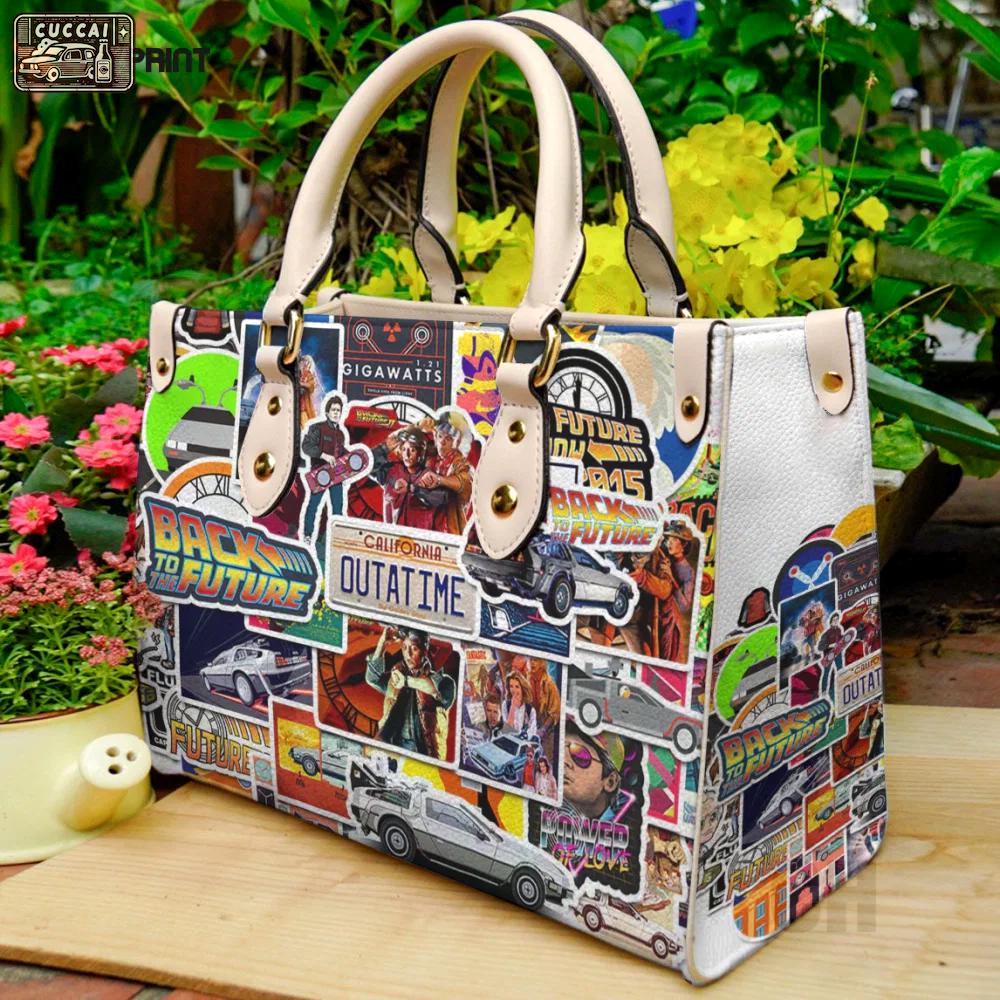 Back to the future leather bag for women gift 1824 Women Leather Hand Bag