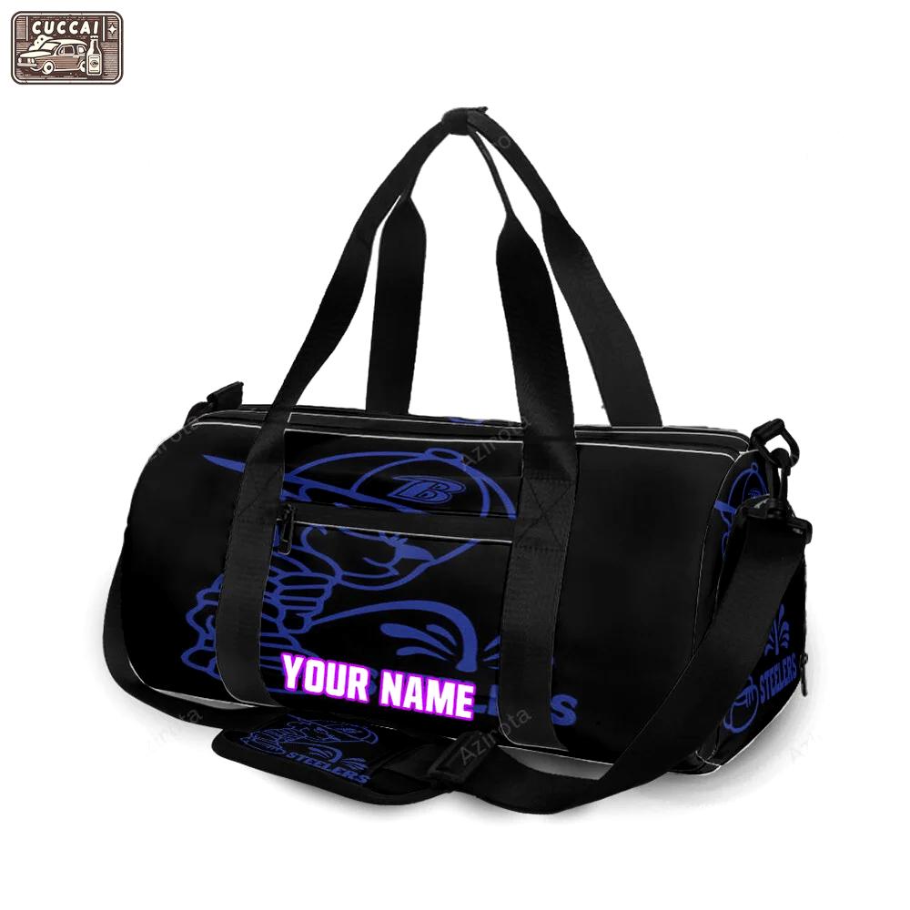 Baltimore ravens funny boy personalized name travel bag gym bag 1513 Travel Bag