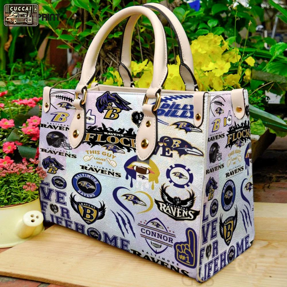 Baltimore ravens leather bag for women gift 1012 Women Leather Hand Bag