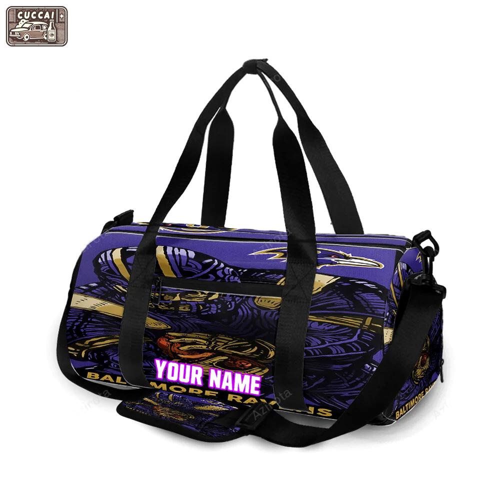 Baltimore ravens player personalized name travel bag gym bag 1646 Travel Bag