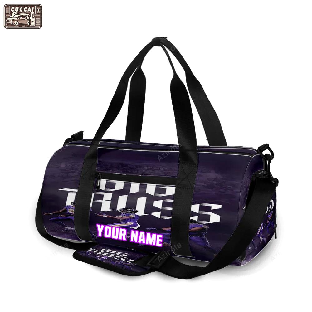Baltimore ravens team14 big truss personalized name travel bag gym bag 290 Travel Bag
