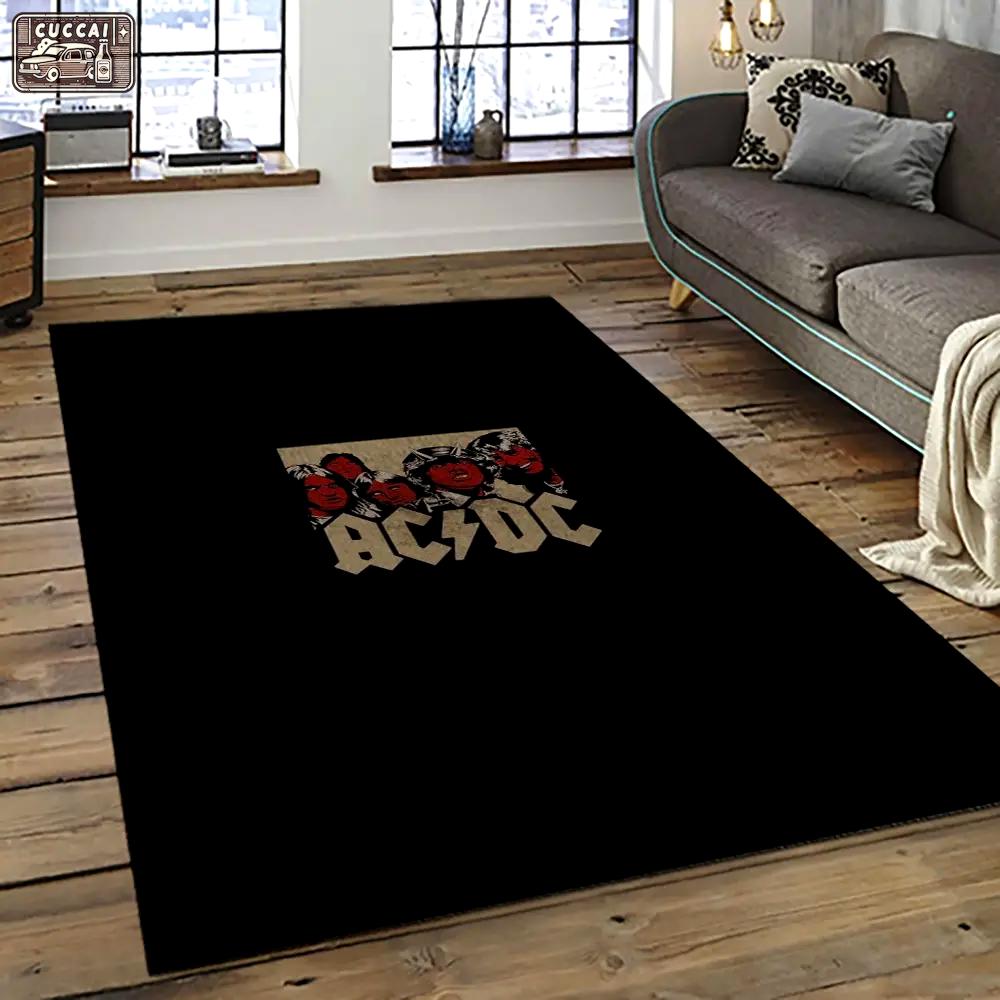 Band ac/dc music carpet rectangle area rug for living room bedroom decor acdc15 Rectangle Rug