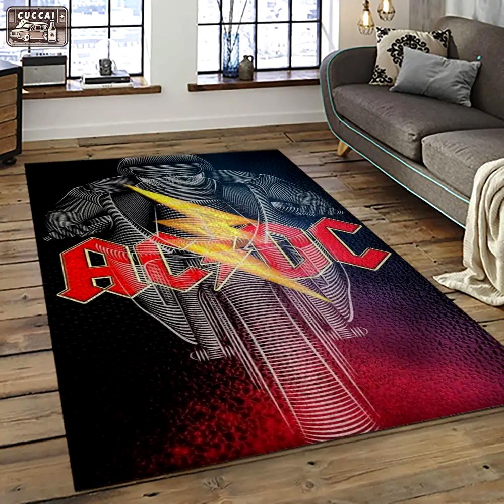 Band ac/dc music carpet rectangle area rug for living room bedroom decor acdc35 Rectangle Rug