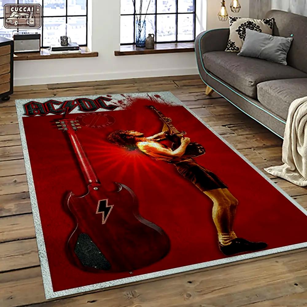 Band ac/dc music carpet rectangle area rug for living room bedroom decor acdc58 Rectangle Rug