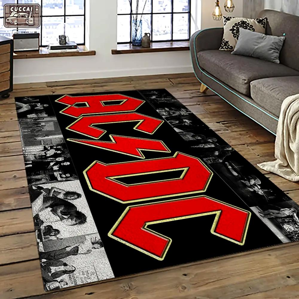 Band ac/dc music carpet rectangle area rug for living room bedroom decor acdc7 Rectangle Rug