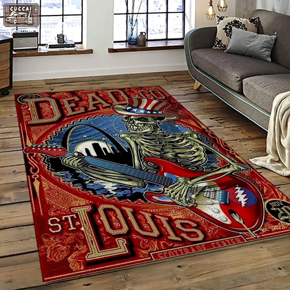 Band grateful dead music carpet rectangle area rug for living room bedroom decor grd06 Rectangle Rug