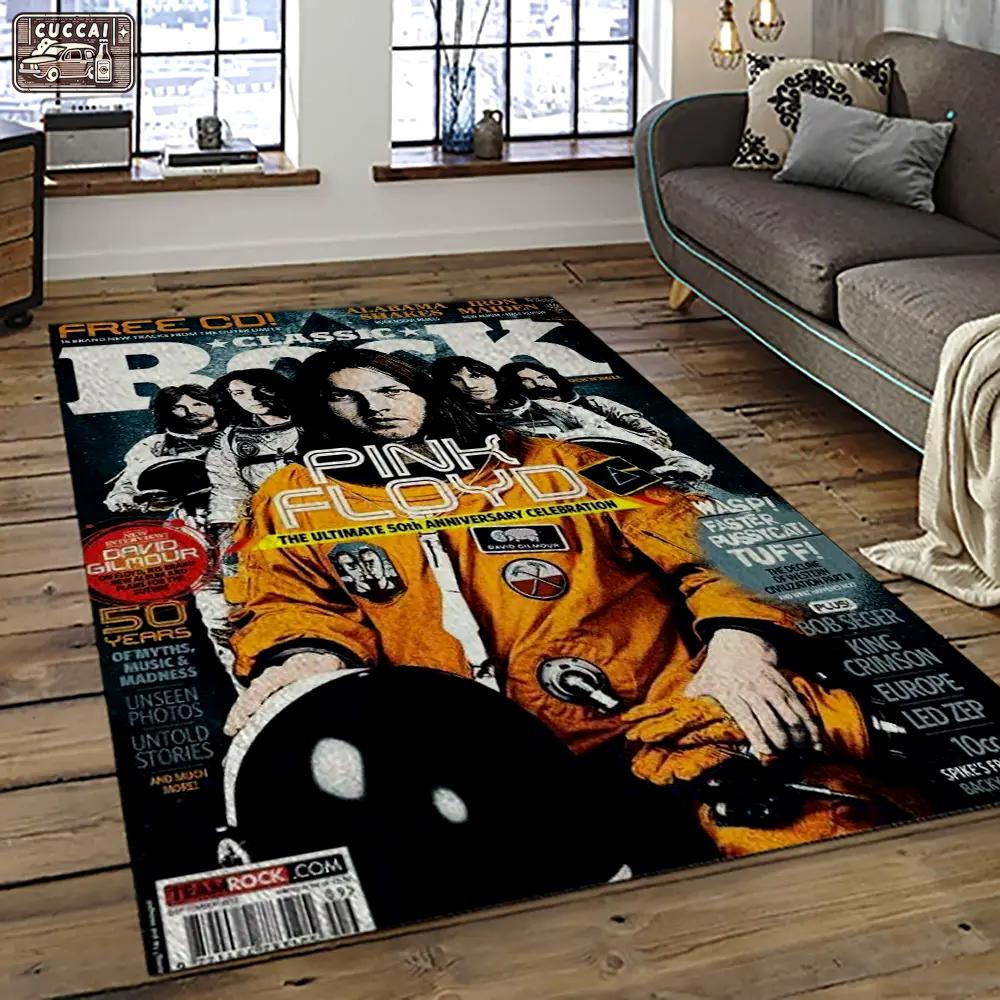 Band pink floyd music carpet rectangle area rug for living room bedroom decor pfo31 Rectangle Rug