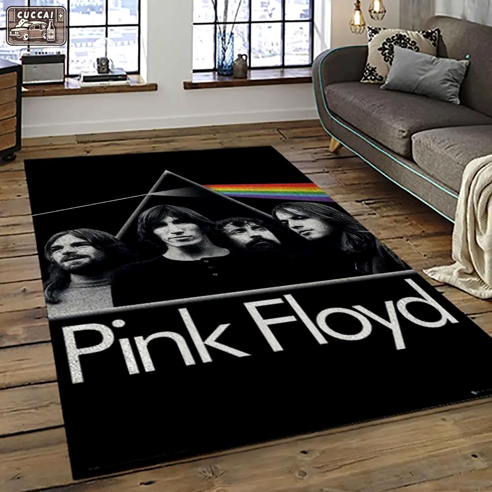 Band pink floyd music carpet rectangle area rug for living room bedroom decor pfo33 Rectangle Rug