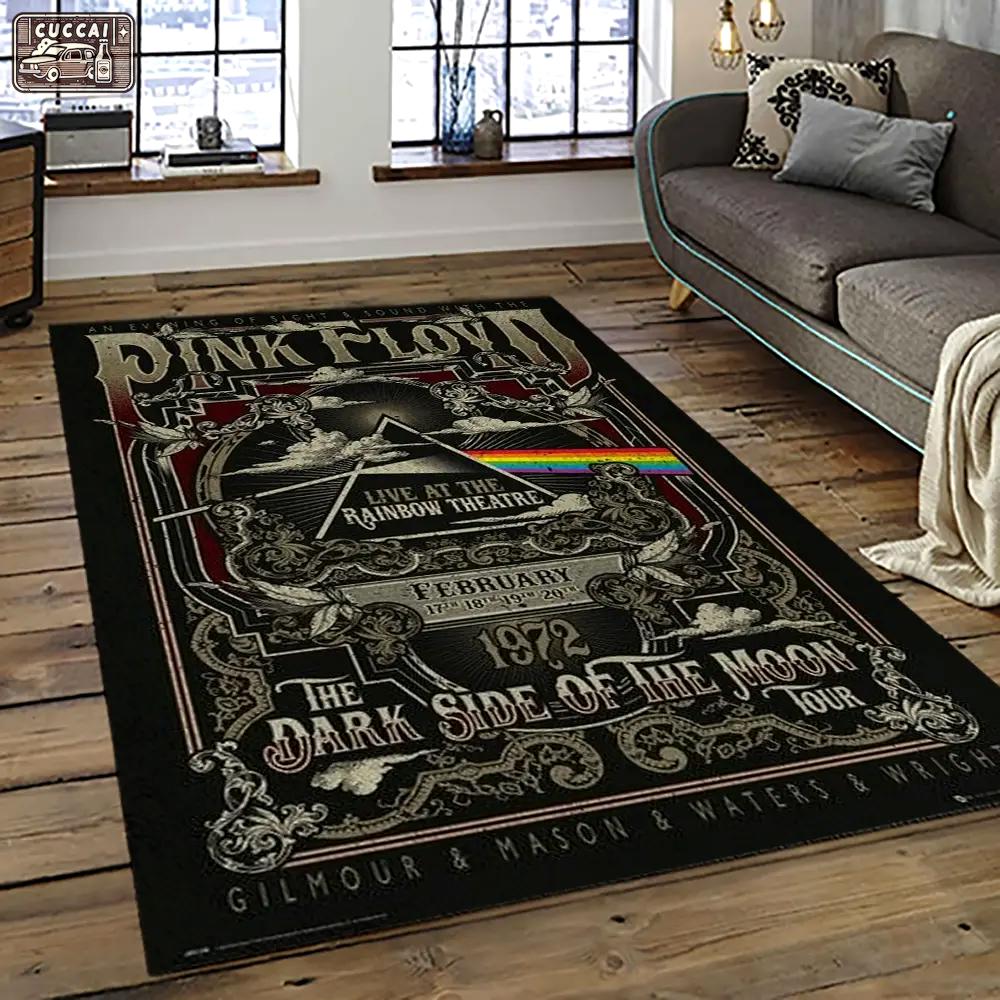 Band pink floyd music carpet rectangle area rug for living room bedroom decor pfo50 Rectangle Rug