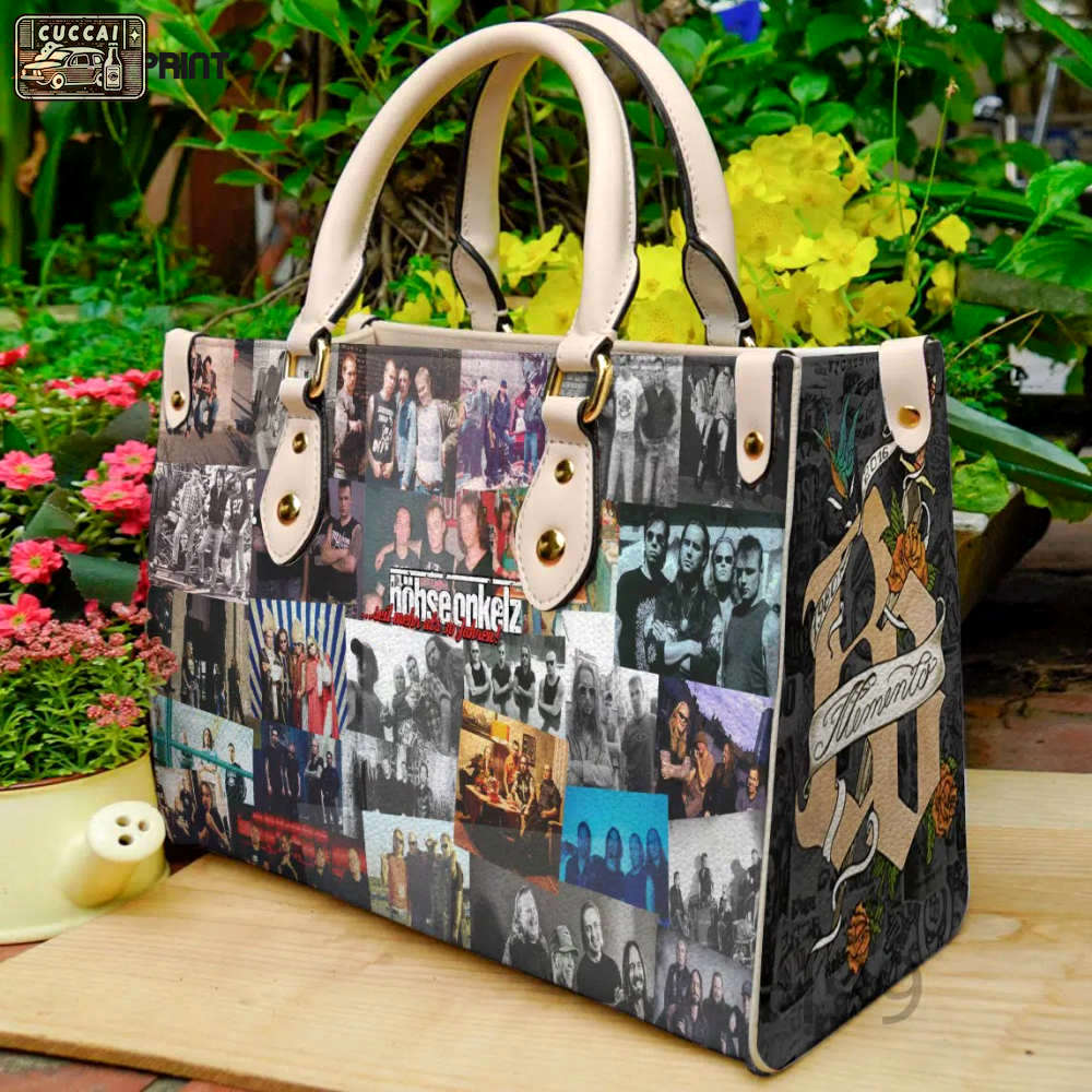 Böhse onkelz leather handbag gift for women h 2633 Women Leather Hand Bag